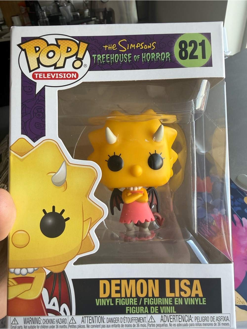 Funko Pop The Simpsons Treehouse of Horror Demon Lisa! Purple Yellow Black